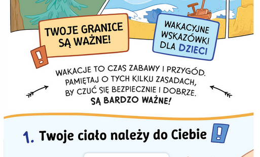 Zdjęcie do Wakacyjne wskaz&oacute;wki dla dzieci