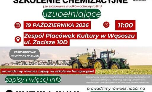 Szkolenie chemizacyjne w Wąsoszu