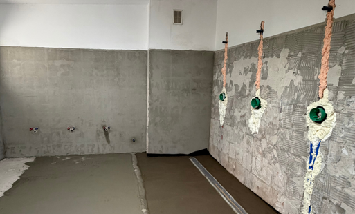Remont zaplecza szatniowo-sanitarnego w budynku na stadionie miejskim Wąsosza