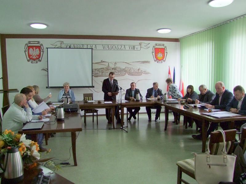 Sesja Rady Miejskiej Wąsosza 
