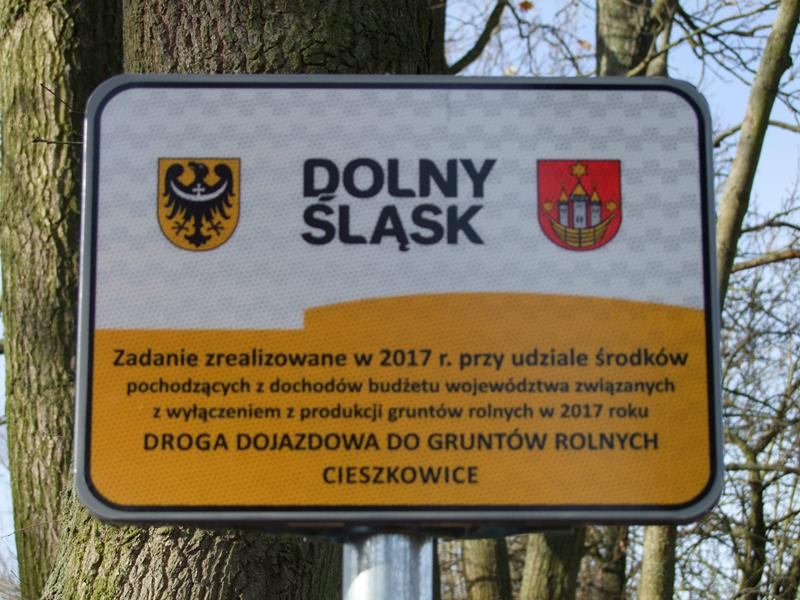 Nowa droga w Cieszkowicach
