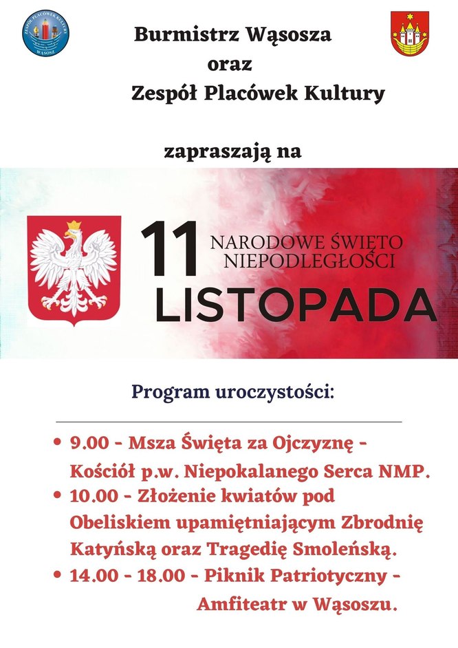 plakat z programem wydarzenia