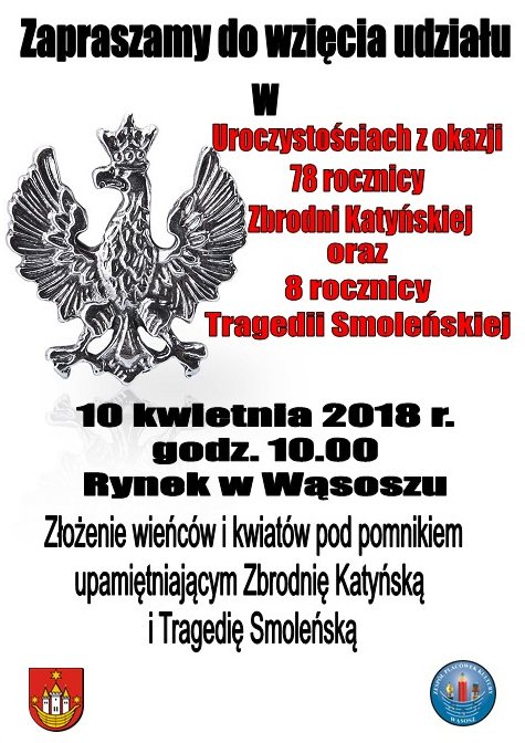 Uroczystości z okazji rocznicy Zbrodni Katyńskiej oraz Tragedii Smoleńskiej